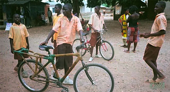 bamboo bikes in Ghana
