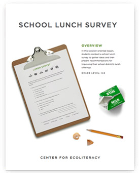 School Lunch Survey Cover School Lunch Survey Cover