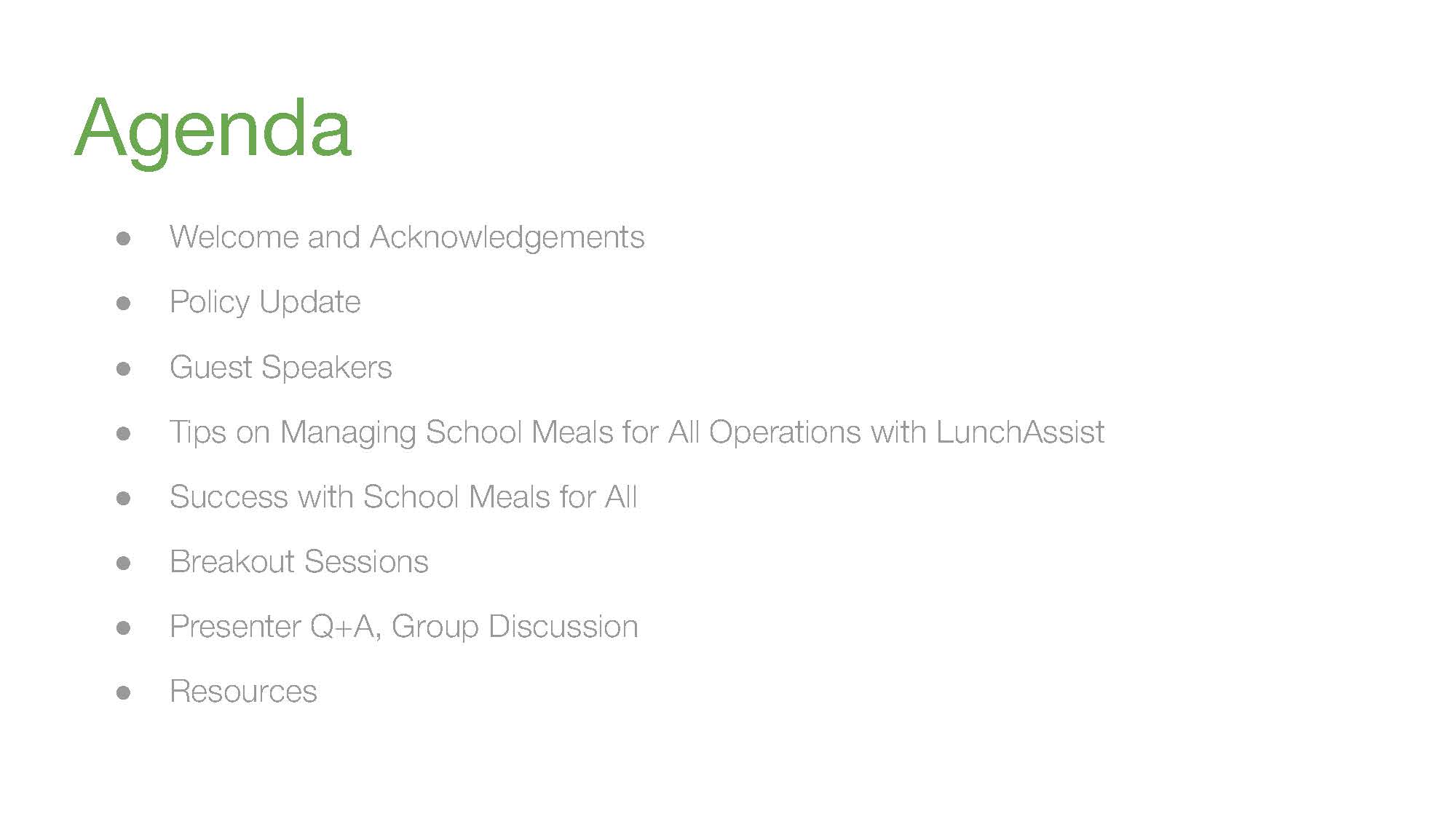 School Food Innovator Slides Agenda 110921