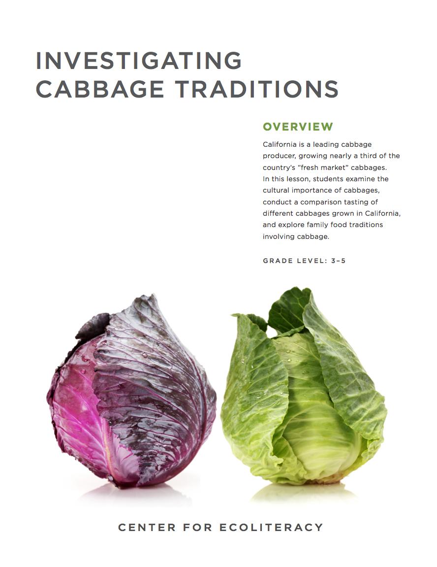 Investigating Cabbage Traditions Lesson cover